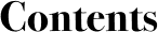 Contents